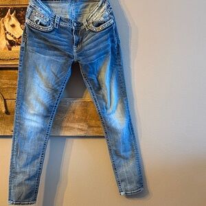 Miss Me Light Blue Skinny Jeans